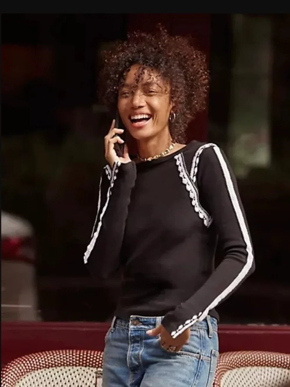 Free People Lost Love Long Sleeve - L